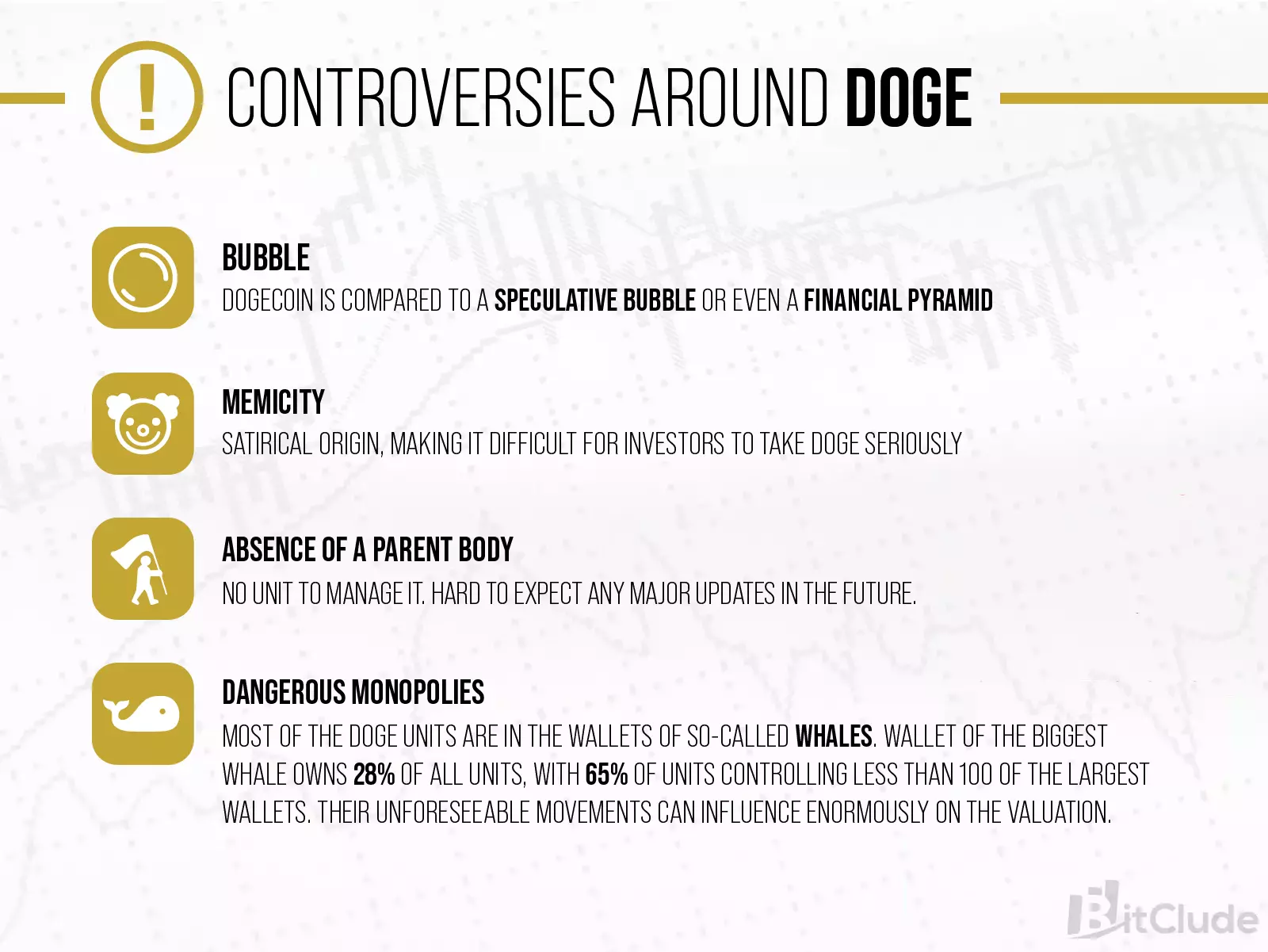 Controversy around DOGE is caused by the possibility of exchange rate manipulation by the biggest holders of the cryptocurrency.