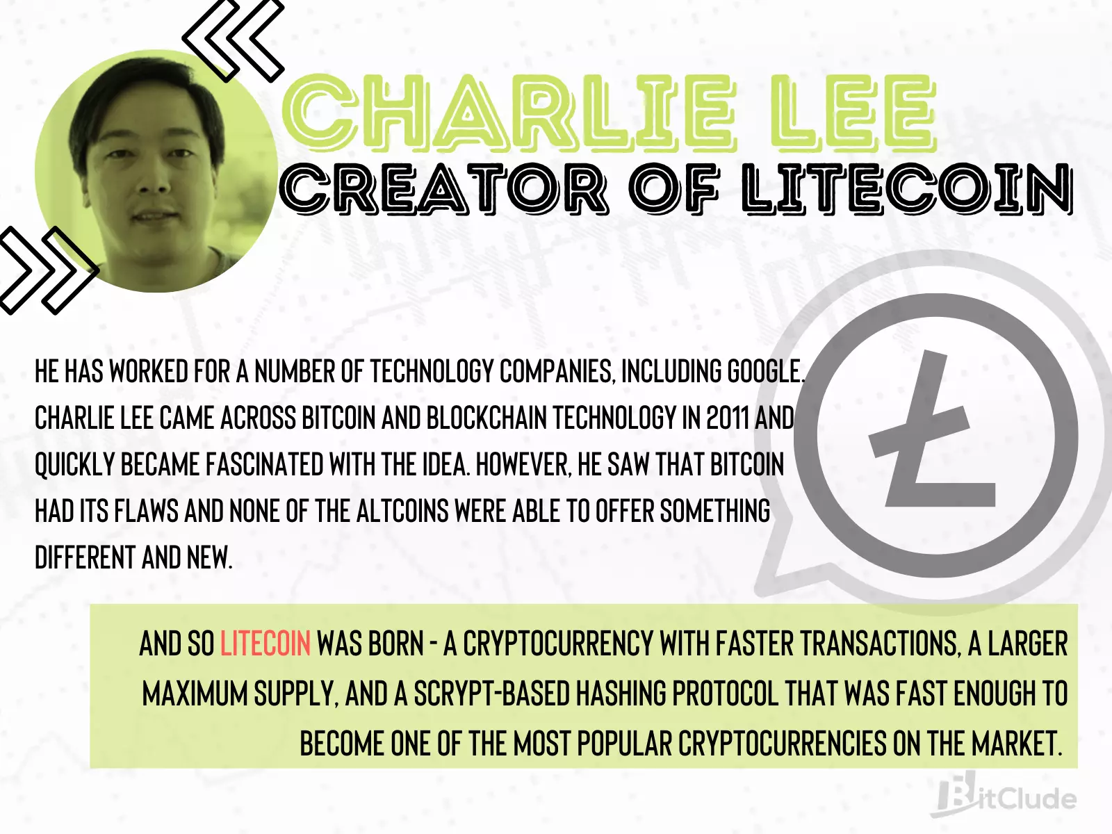 Creator of Litecoin - Charlie Lee